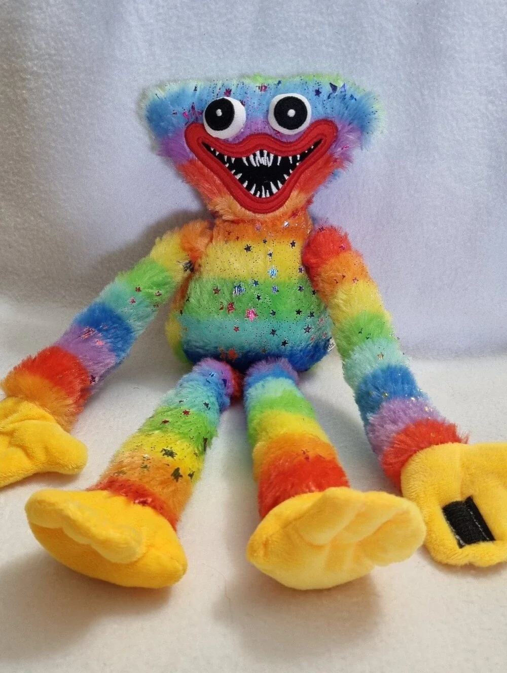 Poppy Playtime huggy wuggy plush doll stuffed animals size 15cm Shiny Rainbow